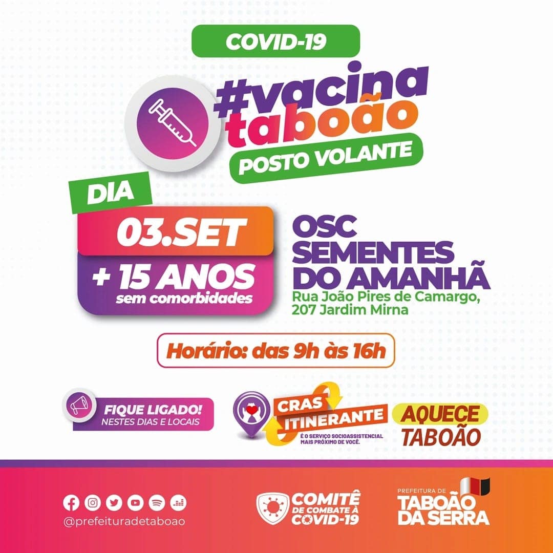 vacina_taboao_set_2021 Sementes do Amanhã - #VACINATABOÃO